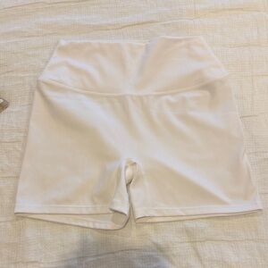 Women's Elegant White Bike Shorts